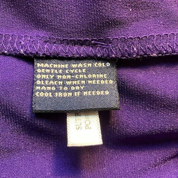 American Living Purple Dress Size 10 - Picture 2 of 4